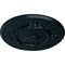 Ekena Millwork Flower Ceiling Medallion (Fits Canopies up to 3 7/8"), Hand-Painted Night Shade, 27"OD x 1 1/8"P CM27FLNSF - alternate 3